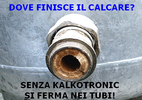 Dove finisce il calcare? nei tubi