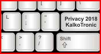 Pulsante Privacy Kalko Tronic News Maggio 2018